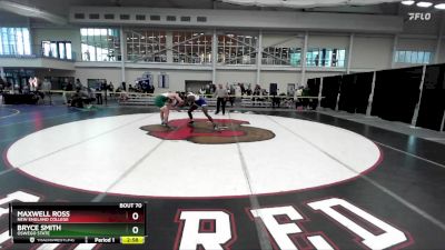 184 lbs Champ. Round 1 - Maxwell Ross, New England College vs Bryce Smith, Oswego State