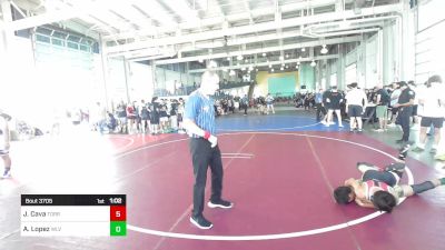 106 lbs Semifinal - Jacob Cava, Torrey Pines HS vs Andres Rambo Lopez, Wlv Jr Wrestling