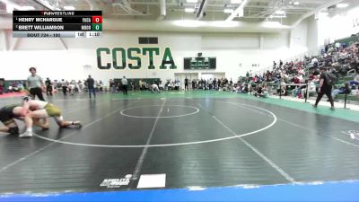 190 lbs 1st Place Match - Henry McHargue, Yucaipa vs Brett Williamson, Moorpark