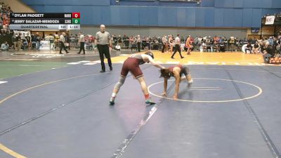 2 - 126 lbs Quarterfinal - Dylan Padgett, Nandua vs Jerry Salazar-Mendoza, Stonewall Jackson High School
