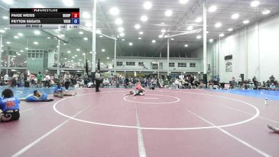 132 lbs Rr Rnd 8 - Paige Weiss, Scorpions - Girls vs Peyton Segata, Steel Valley Vixens