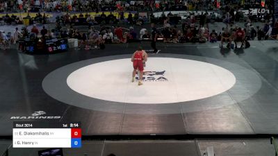 190 lbs Rnd Of 16 - Elijah Diakomihalis, NY vs Gunner Henry, IN