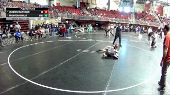 110 lbs Cons. Semi - Landon Mathews, Nebraska Boyz vs Trenton Debus, Mitchell Wrestling Club