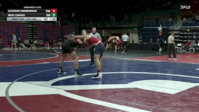 197 lbs Consi Of 8 #2 - Jackson Zimmerman, Penn vs Nick Lodato, Edinboro