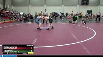 112 lbs Cons. Semi - Aaron Webster, Brute Force Wrestling vs Caleb Huff, Tennessee Valley Wrestling