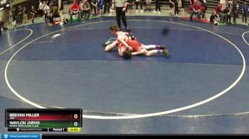 111 lbs Cons. Round 1 - Waylon Jarvis, Manti Wrestling Club vs Brevan Miller, JWC