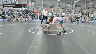 113 lbs Rr Rnd 3 - Braylon Barrick, PA Tide - HSB vs Isaac Hrelec, Mat Warriors White HS - HSB