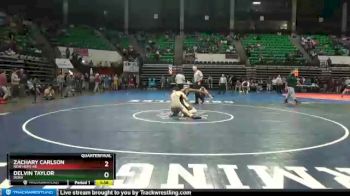 160 lbs Quarterfinal - Delvin Taylor, Dora vs Zachary Carlson, New Hope HS