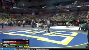 120 Class 3 lbs Cons. Semi - Tanner Davidson, Marshfield vs Presley Johnson, Farmington