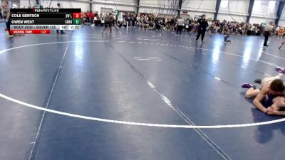 Silver 125 lbs Champ. Round 1 - Owen West, Cornell College vs Cole Gentsch, Wisconsin-La Crosse