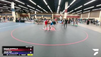 215 lbs Cons. Semi - Rohan Muppalla, 3F Wrestling vs Wade Day, Rockwall Training Center