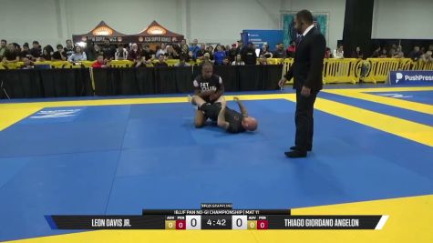 Thiago Giordano Angelon vs Leon Davis Jr. 2026 Pan IBJJF Jiu-Jitsu No-Gi Championship