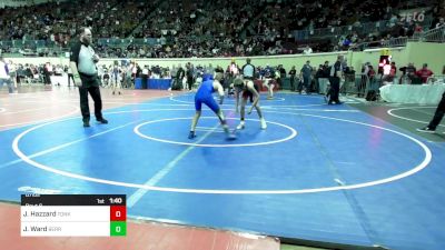 87 lbs Round Of 64 - Jayden Hazzard, Tonkawa vs Jackson Ward, Berryhill Public Schools