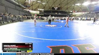115 lbs Champ. Round 1 - Araceli Nunez, Ascend Wrestling Academy vs Portia Erickson, Clark County Youth Wrestling