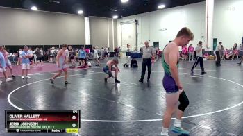 175 lbs Round 3 (16 Team) - Oliver Hallett, Indiana Smackdown Gold vs Jerik Johnson, Nebraska Green Machine (Dev B)