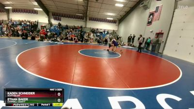 157A Quarterfinal - Ethan Baker, Campbell County vs Kaden Schneider, Scottsbluff