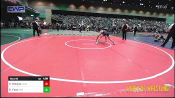 145 lbs Round Of 32 - Kolbe Bargas, OKWA vs Brody Foss, South Medford Mat Club