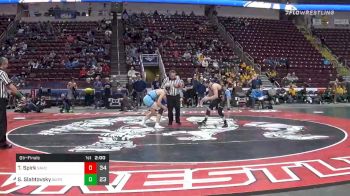 145 lbs Quarterfinal - Thomas Spirk, Saucon Valley Hs vs Simon Slahtovsky, Burrell Hs