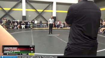 124 lbs Round 3 (6 Team) - Jadalynn Daily, Potentially Dangerous vs Charlotte Gerdts, Braided Brutes