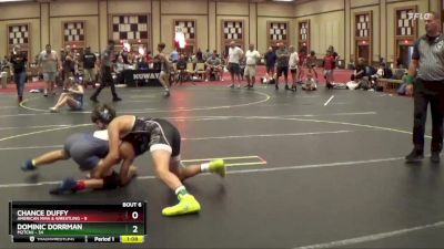 117 lbs Semis & 1st Wrestleback (8 Team) - Chance Duffy, American MMA & Wrestling vs Dominic Dorrman, M2TCNJ