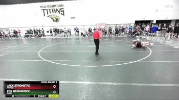 165 lbs Cons. Round 2 - Fox Hernandez, Omro vs Jack Stronstad, Antigo
