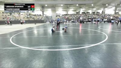 40 lbs Cons. Round 2 - Abraham Sparkman, Wildcats Wrestling vs Cooper Elmore, Stars Wrestling Club