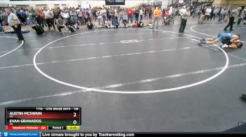 138 lbs Cons. Round 4 - Evan Granados, CA vs Austin McSwain, CA