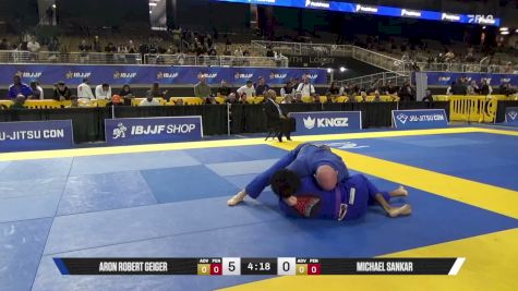 MICHAEL SANKAR vs Aron Robert Geiger 2026 Pan Jiu Jitsu IBJJF Championship