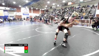 138 lbs Cons. Round 1 - Dane Garrett, Edison (Huntington Beach) vs Christian Cruz, Crespi