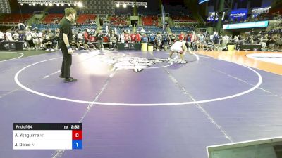 190 lbs Rnd Of 64 - Aidan Ysaguirre, AZ vs Jayden Delao, WI