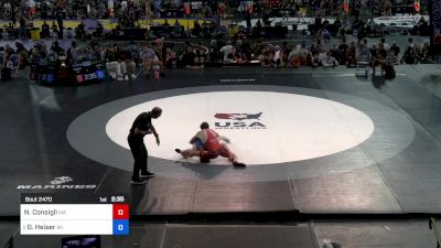 150 lbs Rnd Of 32 - Nate Consigli, MA vs Daniel Heiser, WI