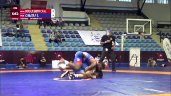 65 kg Final 3-5 - Albaro Rudecindo Camacho, Dominican Republic vs Sebastian C Rivera, Puerto Rico