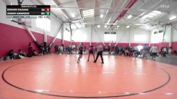 174 lbs Cons. Round 2 - Edward Saldana, Unattached vs Joseph Anderson, Modesto Junior College