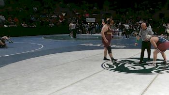 4A 285 lbs Champ. Round 1 - Isaac Ledezma, Deming vs Marcos Montano, Valley