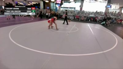 106 lbs Cons. Round 2 - Ben Moczygemba, Ohana HQ Wrestling vs Christiano Barber, Texas Select Wrestling