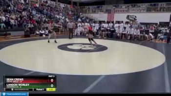 138 lbs Semis & 1st Wb (8 Team) - Landon Worley, Commerce Hs vs Sean Crews, Social Circle