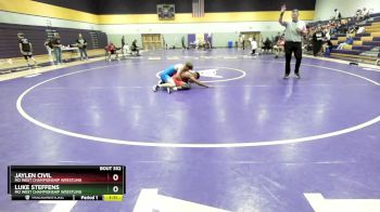 126 lbs Cons. Round 5 - Luke Steffens, MO West Championship Wrestling vs Jaylen Civil, MO West Championship Wrestling