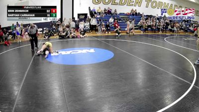 111-117 lbs Round 1 - Naryiah Carnahan, Valley vs Brin Zehmisch, Butler