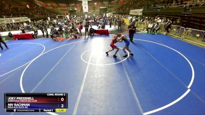 149 lbs Cons. Round 2 - Joey Pressnell, Sunnyvale Wrestling Club vs Niv Rachman, Palo Alto Elite WC