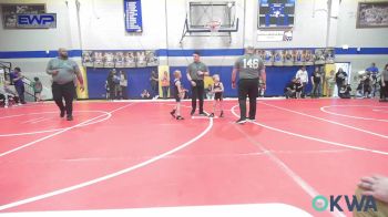43-46 lbs Rr Rnd 1 - Jackson Tackett, Morris Wrestling Association vs Kinser Baker, Berryhill Wrestling Club