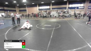 106 lbs Consi Of 8 #1 - Keenan Paz, Gold Rush Wr Ac vs Colten Mahoney, Mid Valley Wr Ac