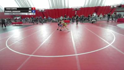150 lbs Cons. Round 3 - Evan Curtis, Dubuque Wrestling Club vs Gabriel Erdmann, Mukwonago Wrestling Club