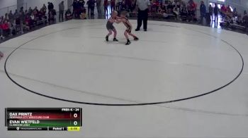24 lbs Quarterfinal - Dax Printz, Nebraska City Wrestling Club vs Evan Wietfeld, Clarkson Leigh