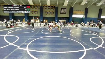 141 lbs Champ. Round 2 - Braden Henderson, Noke Wrestling RTC vs Michael Phoutasen, Apprentice School