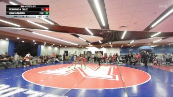 82 lbs Cons. Semi - Fernanda Cruz, TW Wrestling vs Liani Salinas, Fighting Squirrels Wrestling Club