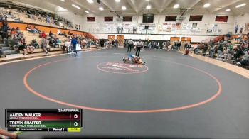 98 lbs Quarterfinal - Trevin Shaffer, Thermopolis Middle School vs Aaiden Walker, Lovell Middle School