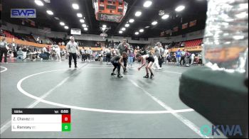 55 lbs Consi Of 8 #2 - Zayn Chavez, Del City Little League vs Legend Ramsey, Del City Little League