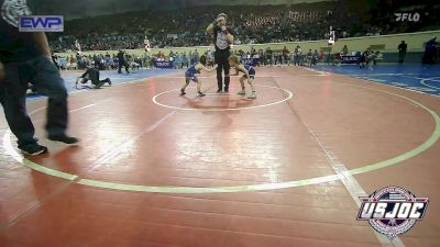 43 lbs Round Of 16 - Kashton Legg, Keystone Wrestling Club vs Baylor Myers, Bridge Creek Youth Wrestling