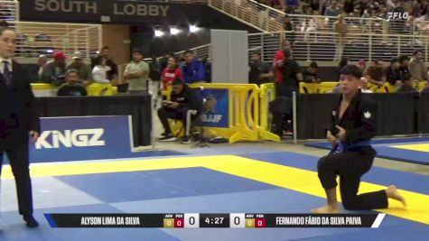Fernando Fábio Da Silva Paiva vs Alyson Lima Da Silva 2025 Pan Jiu Jitsu IBJJF Championship