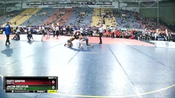 125 lbs Placement (4 Team) - Matt Griffin, TCNJ vs Jacob Decatur, Baldwin Wallace